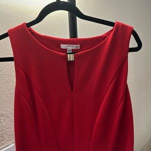 Red dress, studio one, size 8, knee(midi)